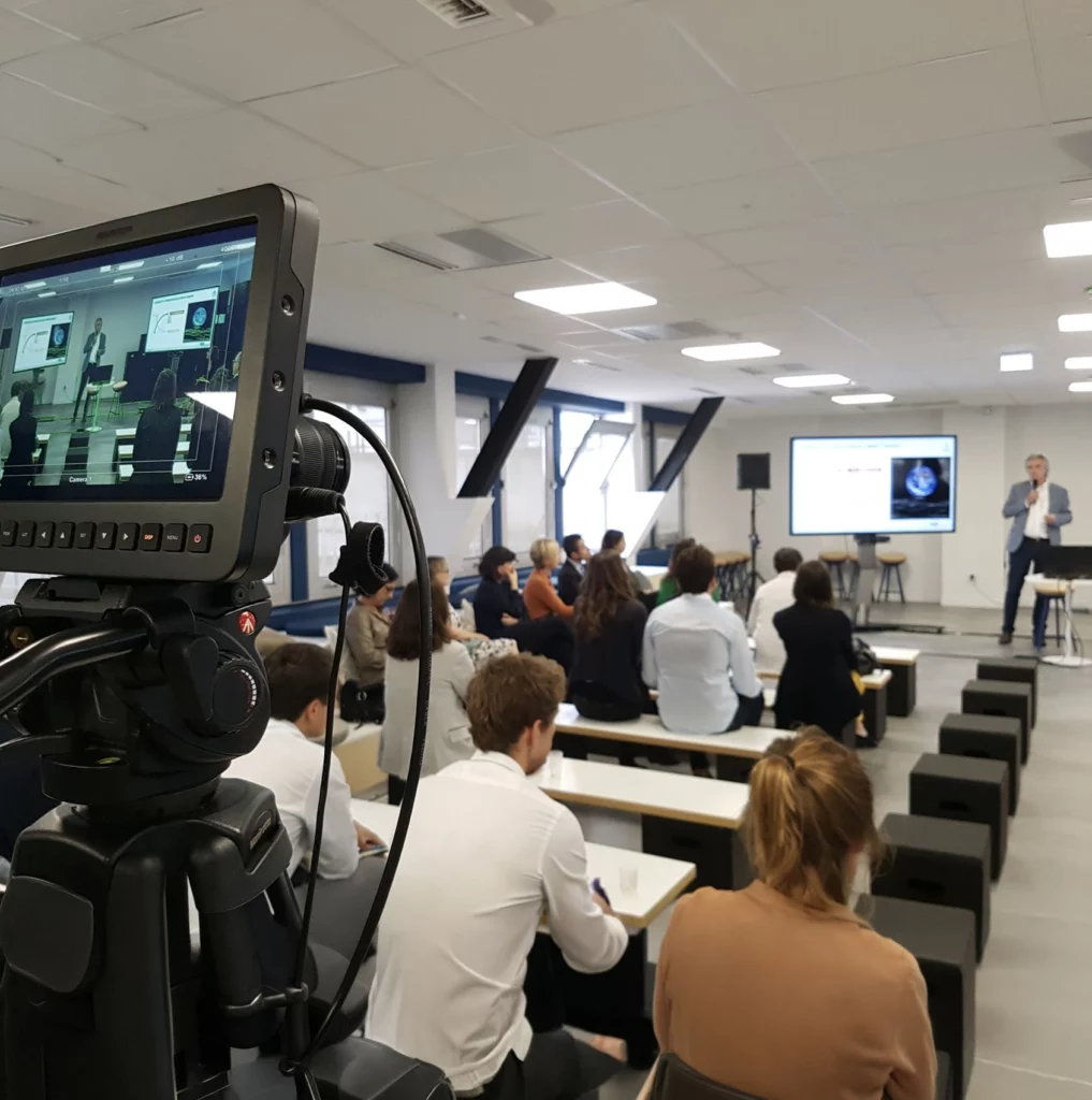 technicien live producer réglage caméra et son événement