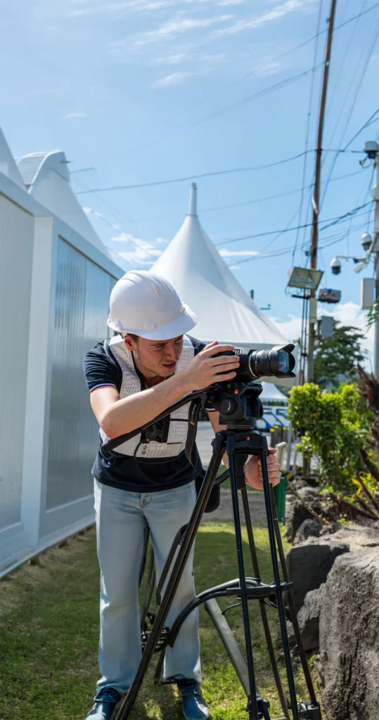 Reportage photo pour suivi de chantier avec prises de vue régulières pour projet BTP