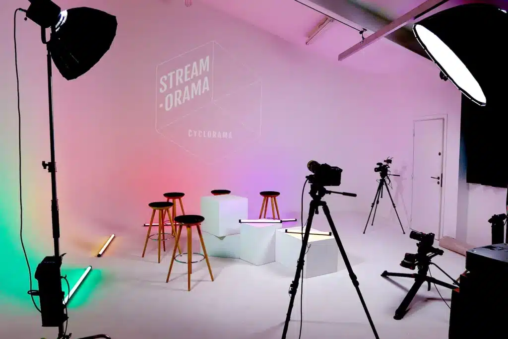 Cyclorama studio photo video à Lyon